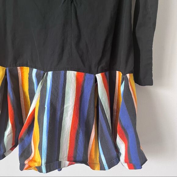 Motoreta girls  black multi striped flapper dress size 12/13 - Picture 7 of 10